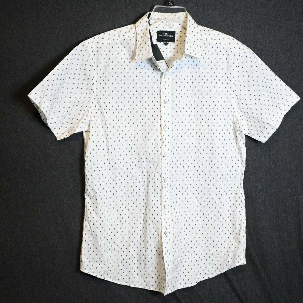 NEW Rodd & Gunn Men's L Sports Fit Nautical Button Up Dress Shirt NWT